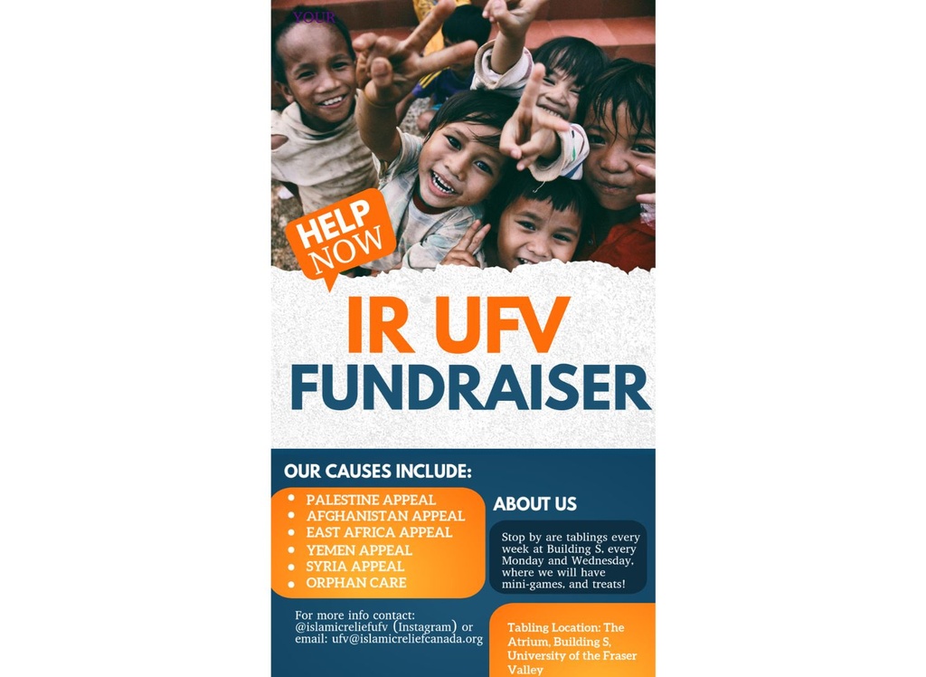 IR UFV Sadaqah Fundraiser